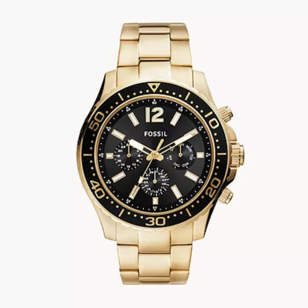 Fossil Multifunction Gold-Tone Stainless Steel Watch