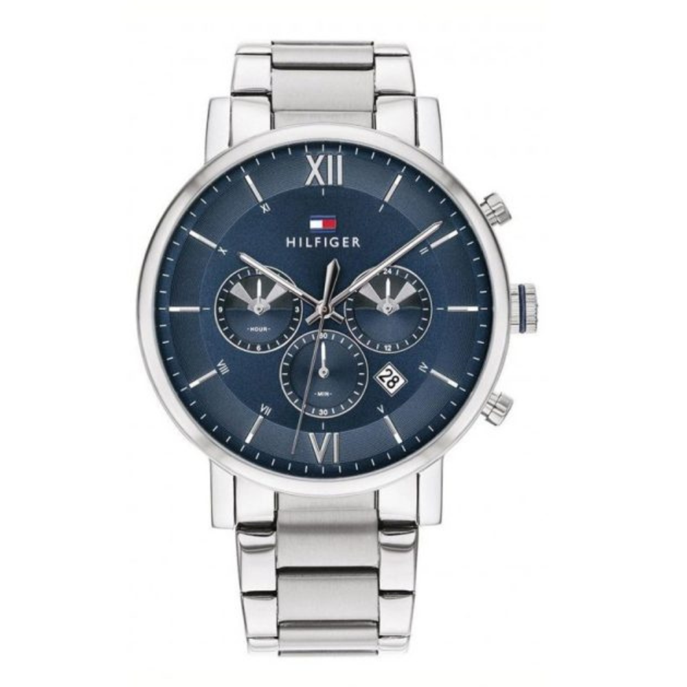 Tommy Hilfiger Men’s Quartz Stainless Steel Blue Dial Watch