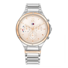 Tommy Hilfiger Women’s Quartz Stainless Steel Pink Dial Watch