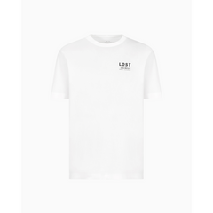 Armani Exchange Regular fit T-shirt with print on the chest Off-White