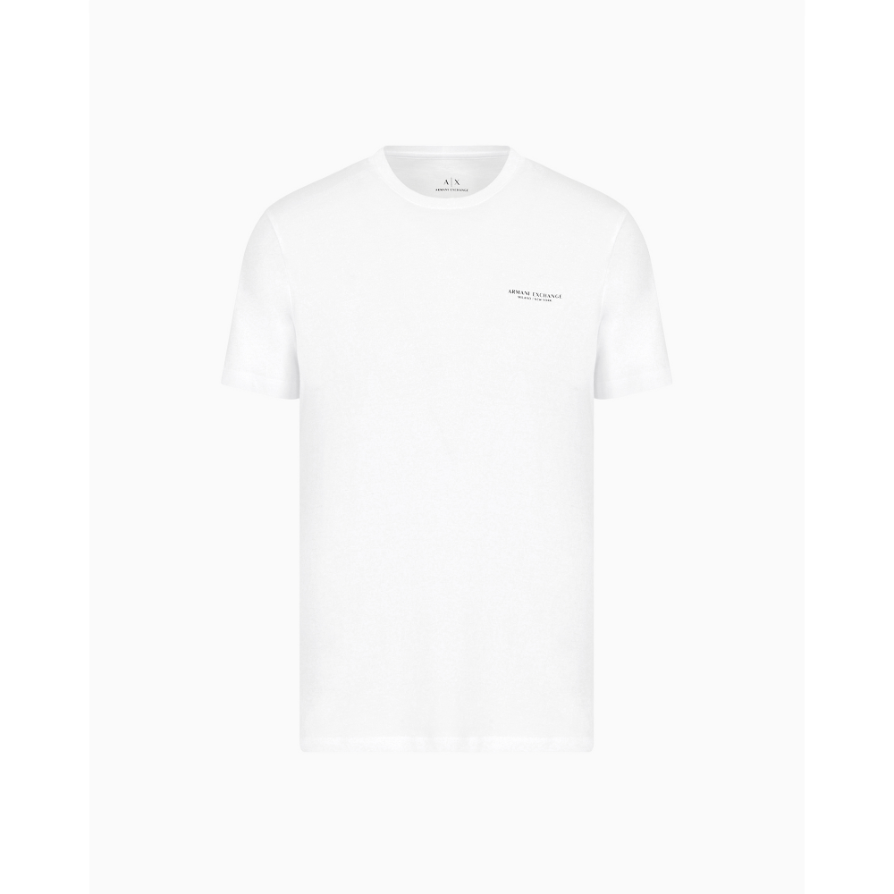 Armani Exchange Regular fit T-shirt with logo Off-White