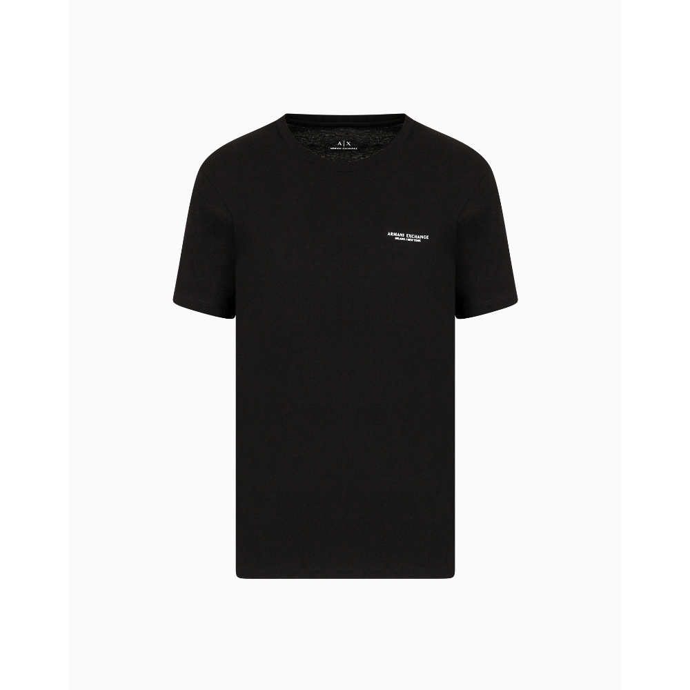 Armani Exchange Regular fit T-shirt with logo Black