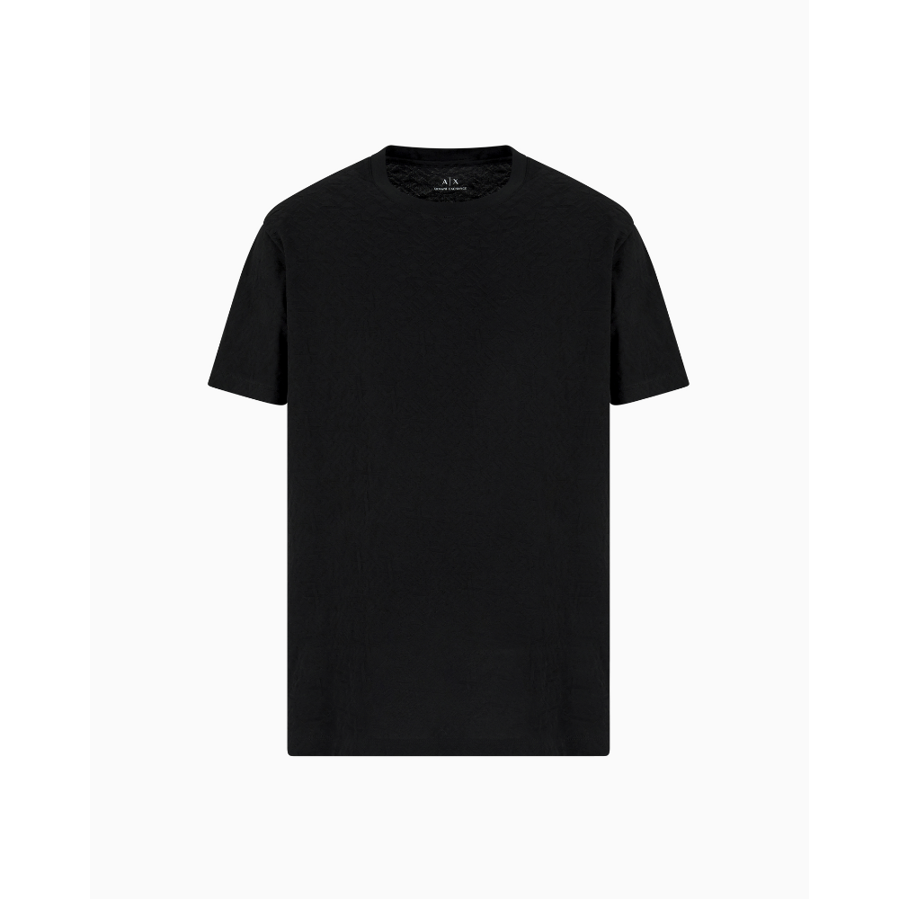 Armani Exchange Mercerized cotton basic t-shirt