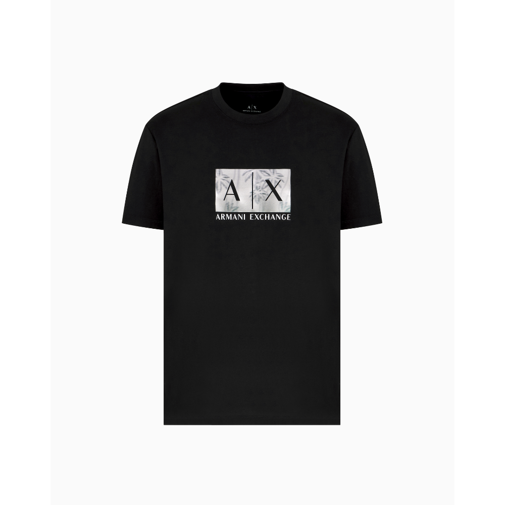 Armani Exchange Regular fit T-shirt with maxi logo