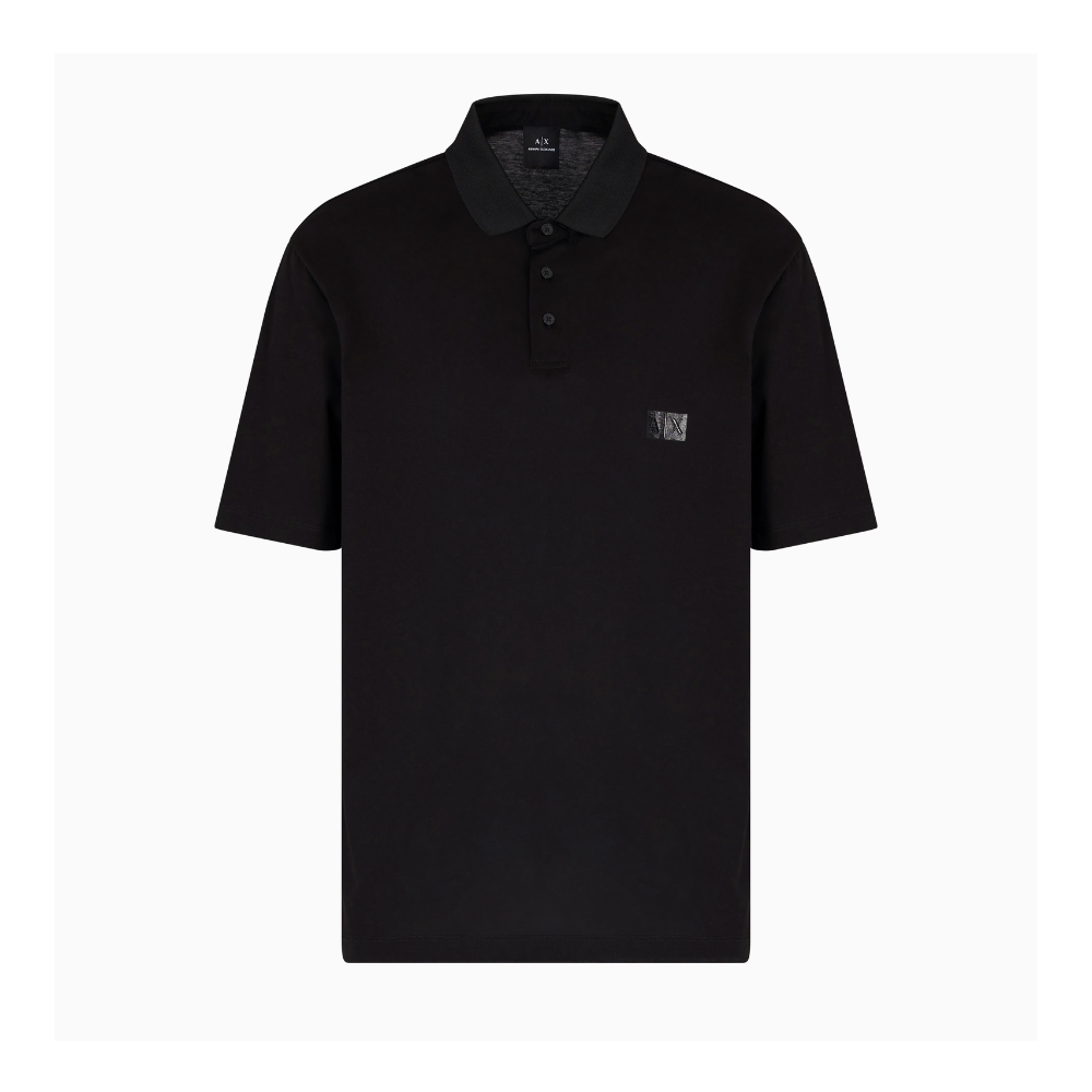 Armani Exchange Regular fit mercerised cotton polo