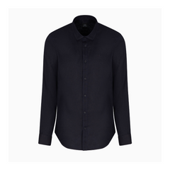 Armani Exchange Regular fit linen shirt