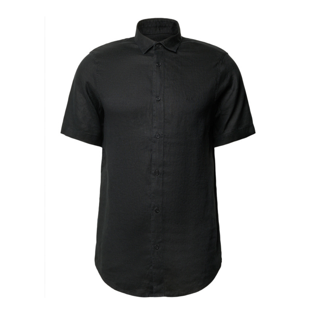 ARMANI EXCHANGE LINEN REGULAR FIT SHIRT
