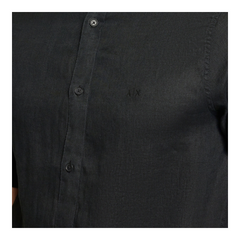 ARMANI EXCHANGE LINEN REGULAR FIT SHIRT