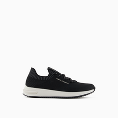 Armani Exchange Mesh Sock Sneakers Black