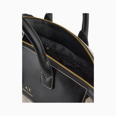 Armani Exchange Large Canvas Tote Bag