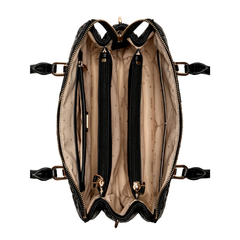 Guess Adelasia Satchel Bag BLACK