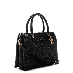 Guess Adelasia Satchel Bag BLACK