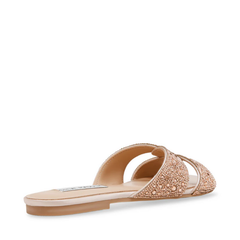 Steve Madden Musa Rose Gold Flat Sandals