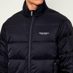 Armani Exchange Men’s Woven Down Jacket – Deep Navy