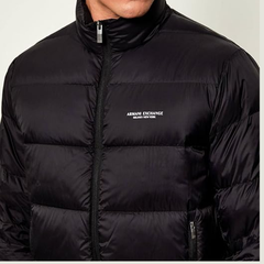 Armani Exchange Men’s Woven Down Jacket – Black