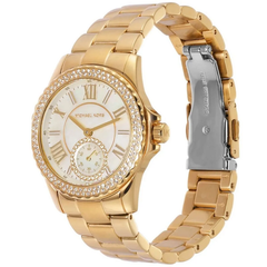 Michael Kors MK7363 Women?s Quartz Watch ? Gold Stainless Steel, Mother-of-Pearl Dial (33mm)