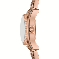 Michael Kors Mini Lexington Pavé Rose Gold-Tone Watch MK4863