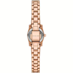 Michael Kors Mini Lexington Pavé Rose Gold-Tone Watch MK4863