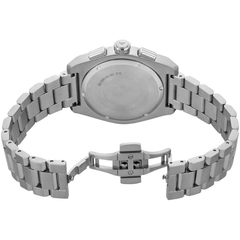Armani AR11640 Men?s Chronograph Watch ? Green Sunray Dial, Silver Stainless Steel Bracelet, 43mm