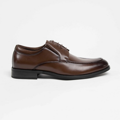 Kenneth Cole Karson Derby Lace-up Shoes - Coffee