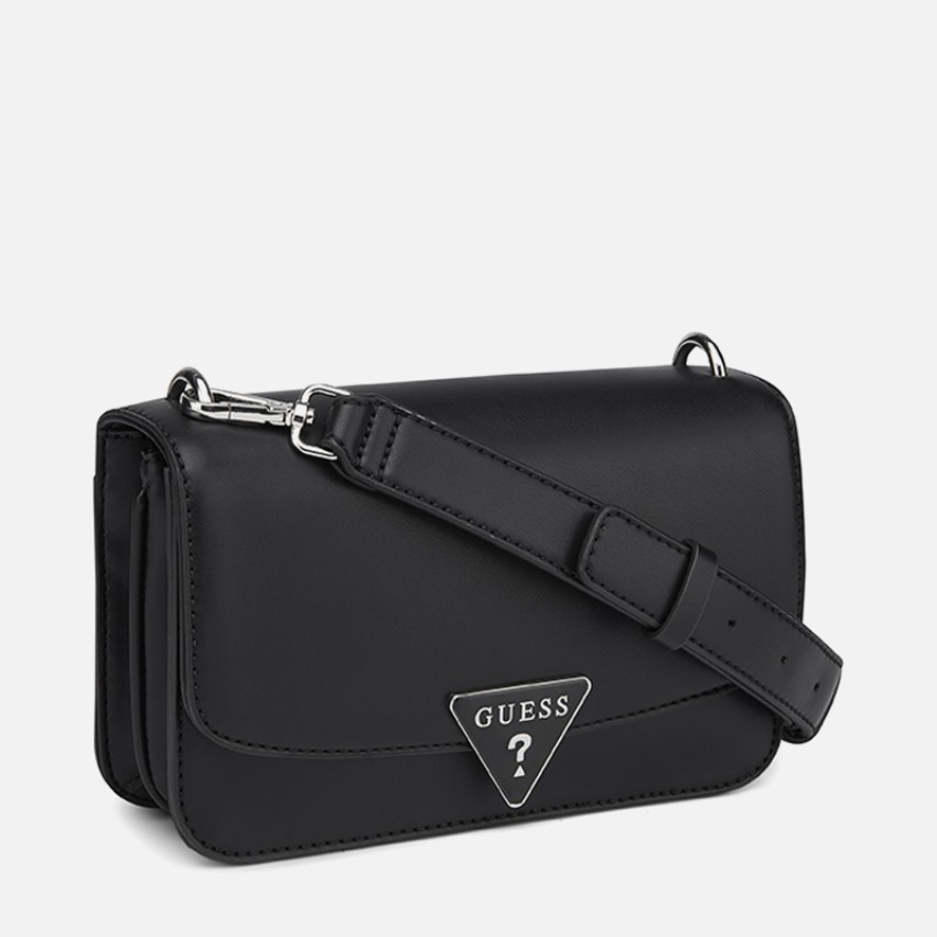 Esmeray Flap Crossbody Bag – Black Guess