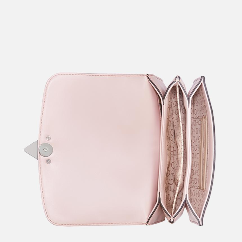 Esmeray Flap Crossbody Bag – Blush Guess