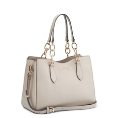GUESS Millport Satchel Bag – Taupe Guess