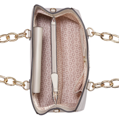 GUESS Millport Satchel Bag – Taupe Guess