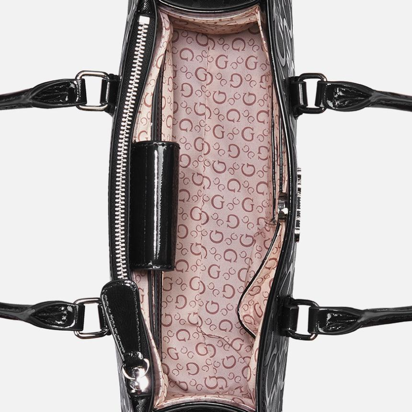 GUESS Brooken Satchel Bag – Black Guess