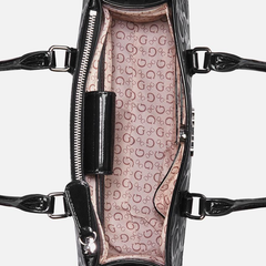 GUESS Brooken Satchel Bag – Black Guess