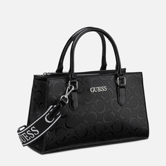 GUESS Brooken Satchel Bag – Black Guess