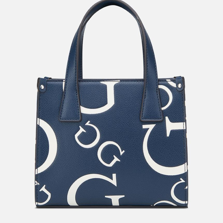 GUESS Forber Mini Tote – Navy Multi Guess