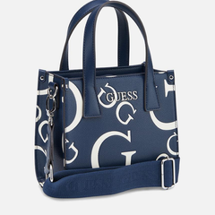GUESS Forber Mini Tote – Navy Multi Guess