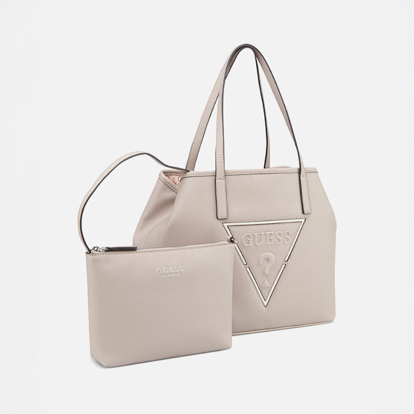 Guess Portini trap tote - Taupe Guess