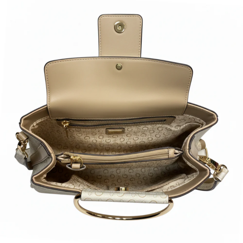GUESS Jarson Satchel Bag – Khaki Guess