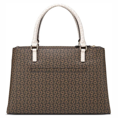 GUESS Perrez Satchel Bag – Brown (BRM) Guess