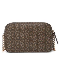 GUESS Perrez Mini Crossbody Top Zip Bag– Brown (BRM) Guess