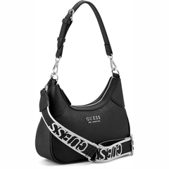 GUESS Berkton Mini Top Zip Bag – Coal Guess