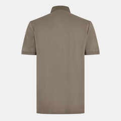 HUGO Deresino232 Slim-Fit Cotton Polo Shirt | Medium Grey Designer Polo