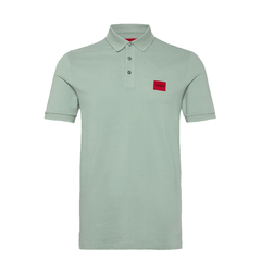 HUGO Dereso222 Slim-Fit Cotton Polo Shirt  |LIGHT/PASTEL GREEN Hugo Boss