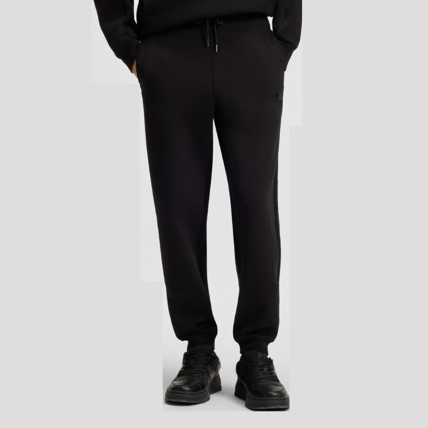 HUGO Dimacs Cotton-Blend Tracksuit Bottoms – Black