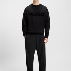 HUGO DINEX Oversized-Fit Sweatshirt | Black