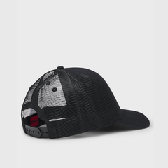 HUGO Cotton-Twill Cap with Mesh Panels | Black