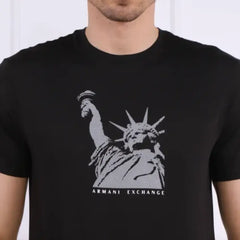 ARMANI EXCHANGE T Shirt BLACK 3RZTAC ZJA5Z ARMANI EXCHANGE