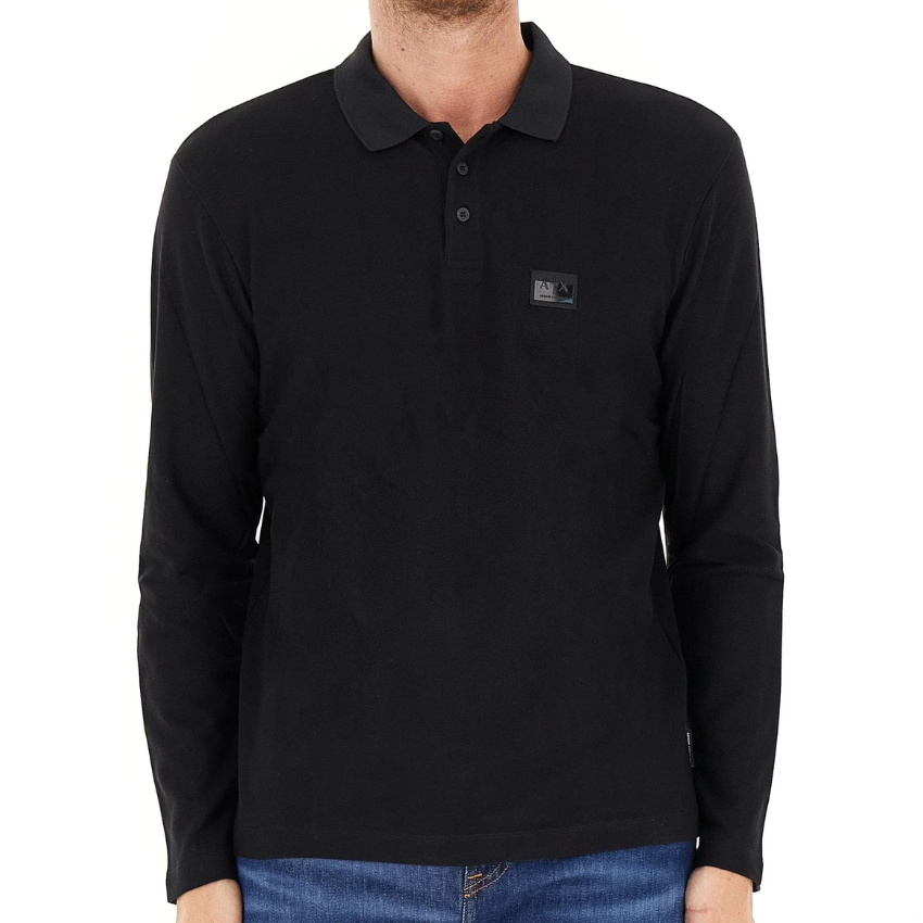 Armani Exchange Polo Shirt - BLACK ARMANI EXCHANGE