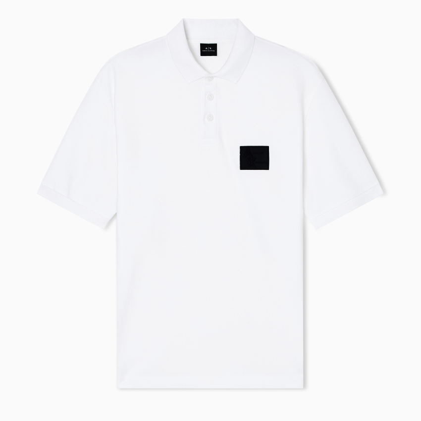 Armani Exchange Polo Shirt - OFF WHITE ARMANI EXCHANGE