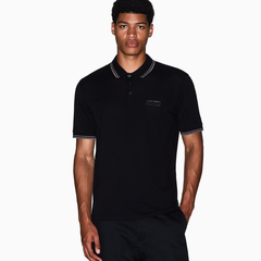 Armani Exchange Polo Shirt - BLACK ARMANI EXCHANGE