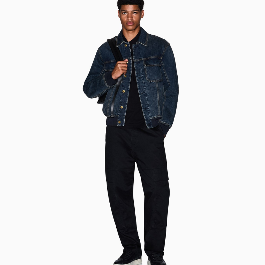 Armani Exchange Polo Shirt - BLACK ARMANI EXCHANGE