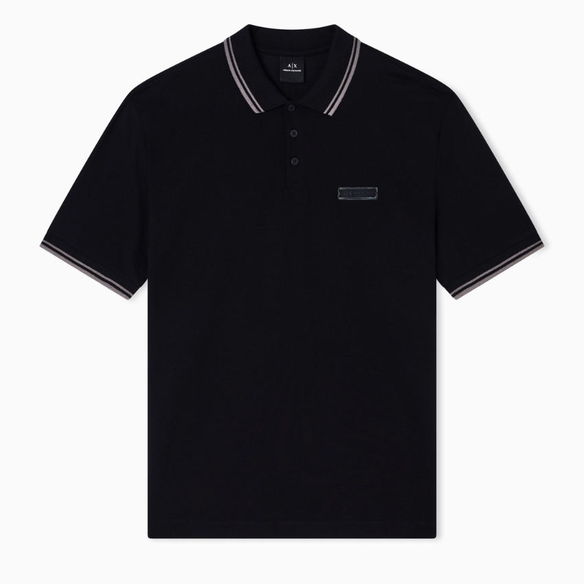 Armani Exchange Polo Shirt - BLACK ARMANI EXCHANGE