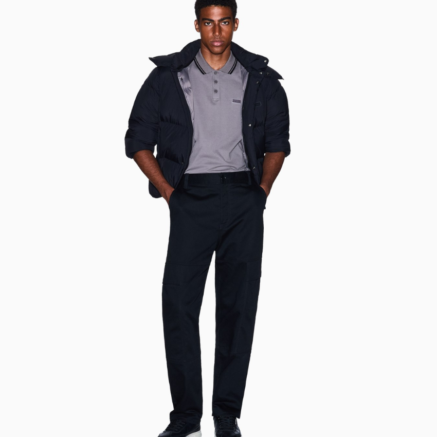 Armani Exchange Polo Shirt - DARK GULL GRAY ARMANI EXCHANGE